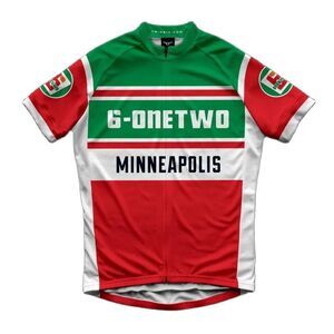 Twin Six Cycling Jersey Men's Minneapolis Summer Aero Retro Style Club Medium